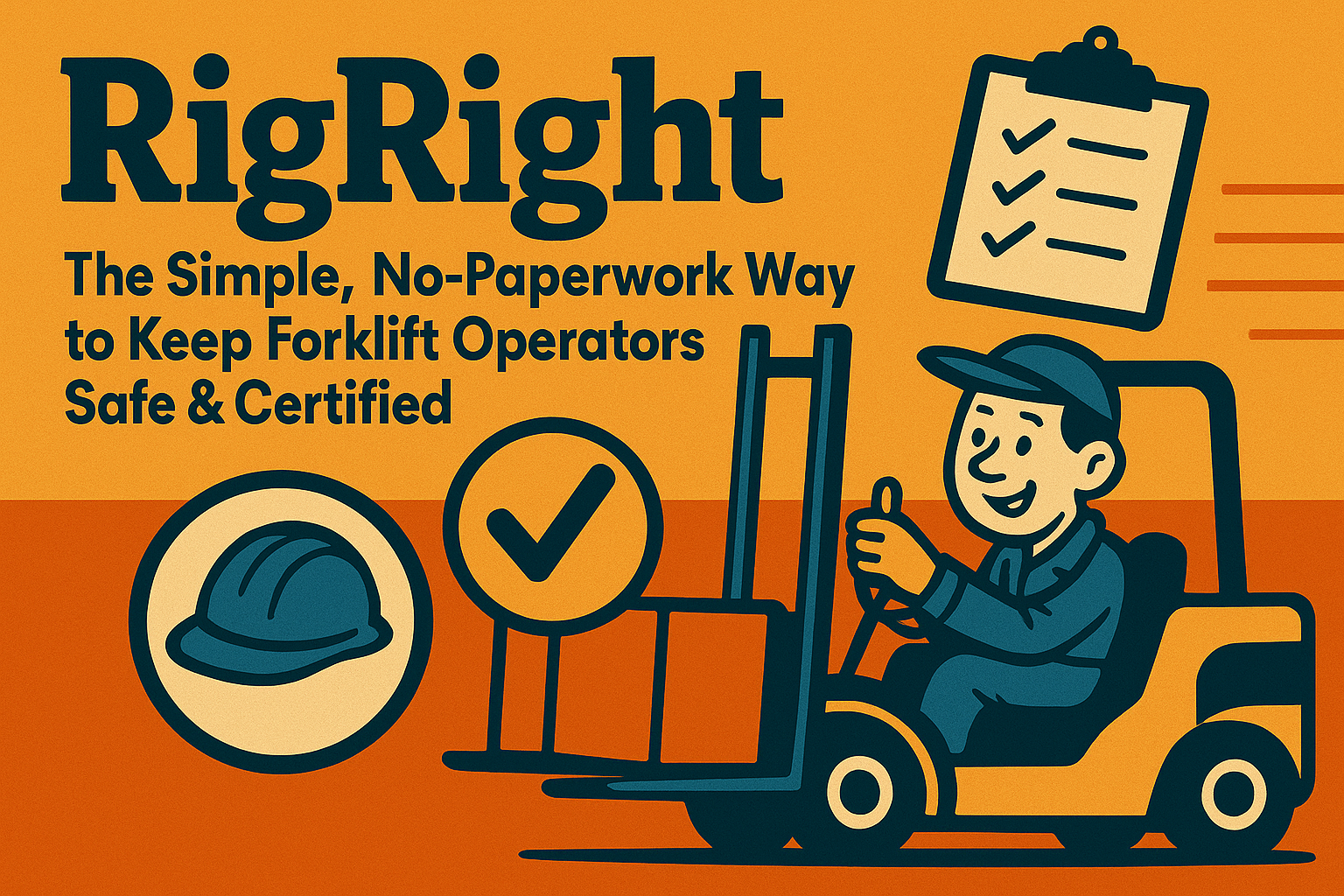 RigRight: The Simple, No-Paperwork Way to Keep Forklift Operators Safe & Certified